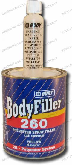 Шпатлевка Body Filler 1л. жидкая