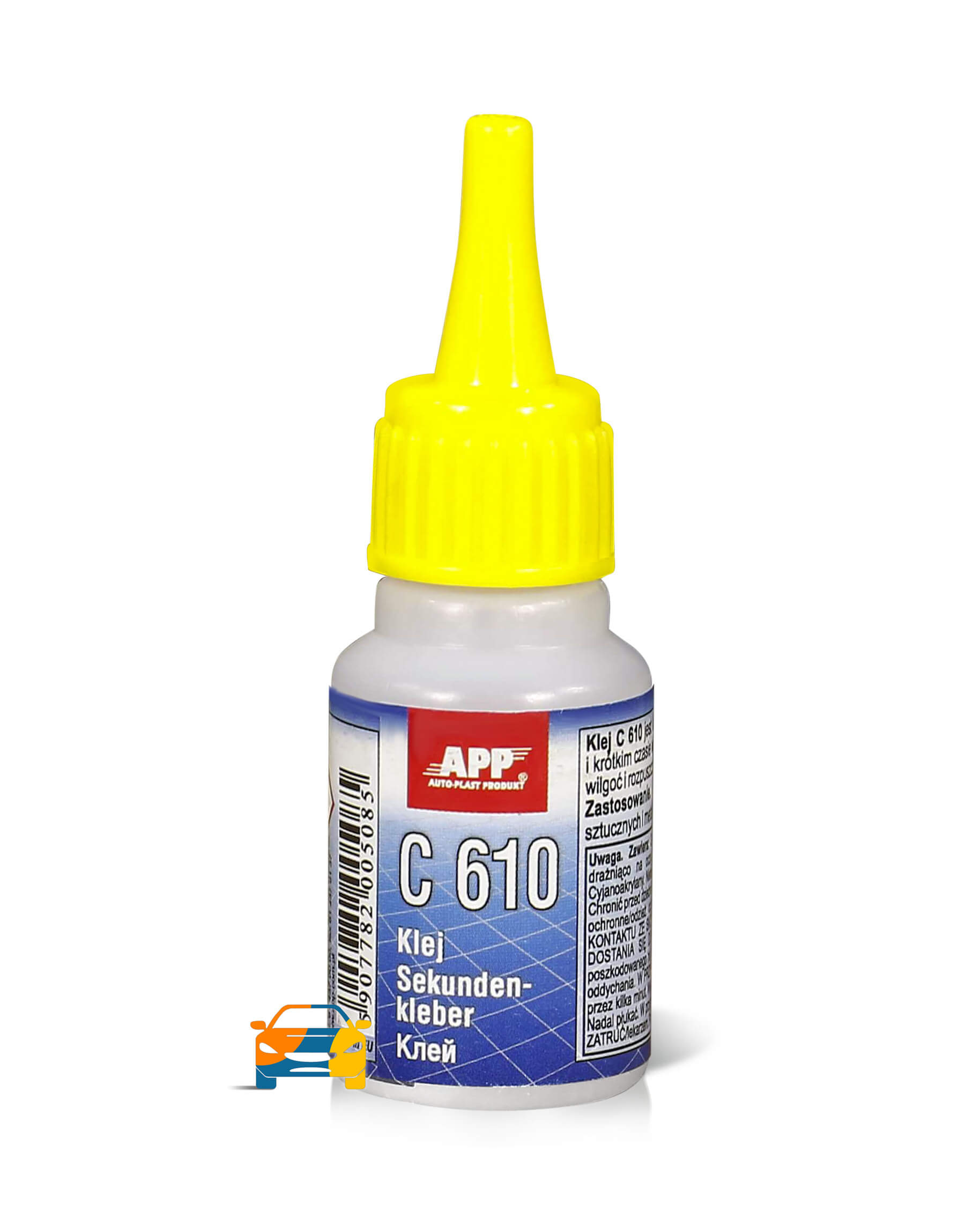 Супер клей APP 610 (желтый)
