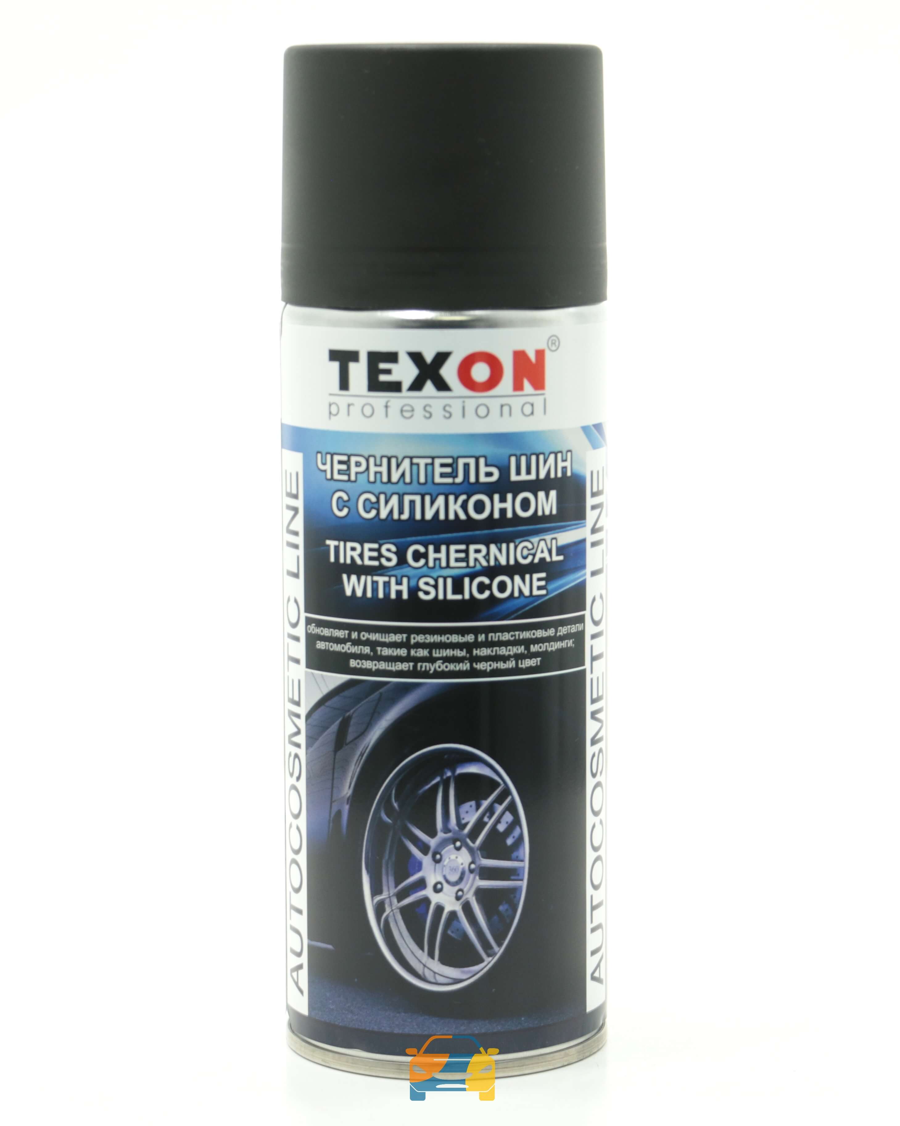 Спрей чернитель шин с силиконом Texon
